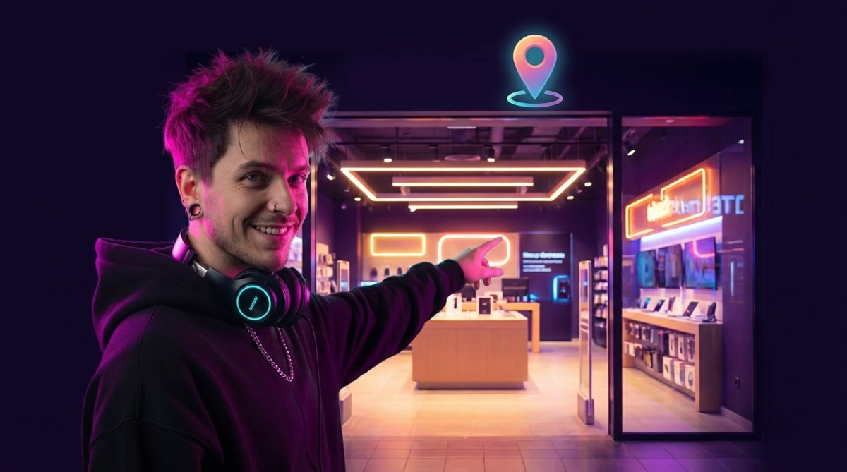 Изя у входа в IZI