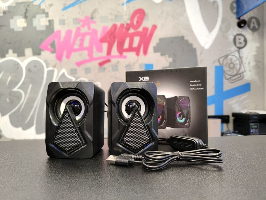 Колонки для компьютера Energy Power X2 c подсветкой