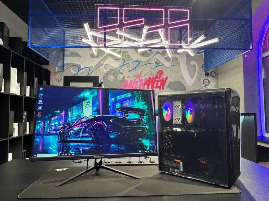 Игровой ПК Xeon 2680v4/RX 580 8Gb/16-64Gb/m.2