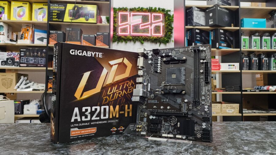 Материнская плата GIGABYTE GA-A320M-H AM4 DDR4