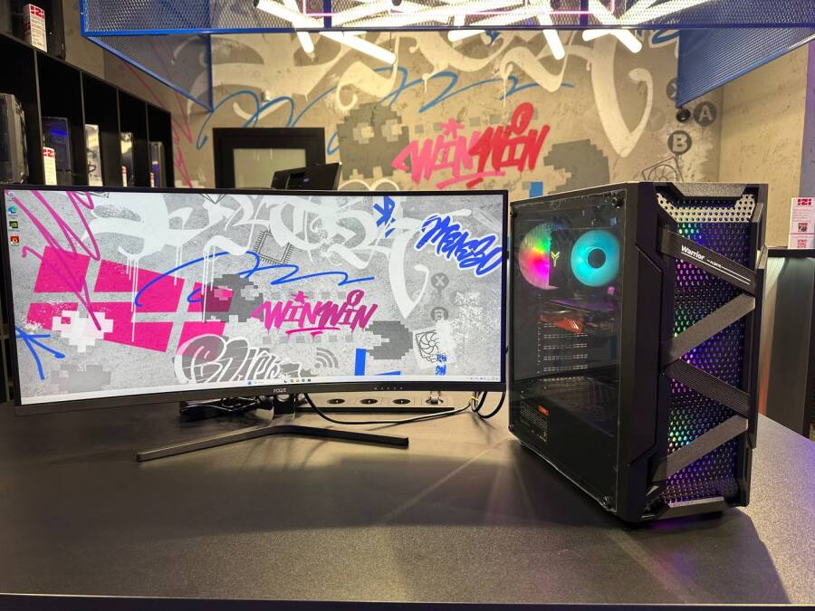 Игровой ПК Ryzen 5 5500, RX 5700 XT, 16Gb, SSD 480Gb