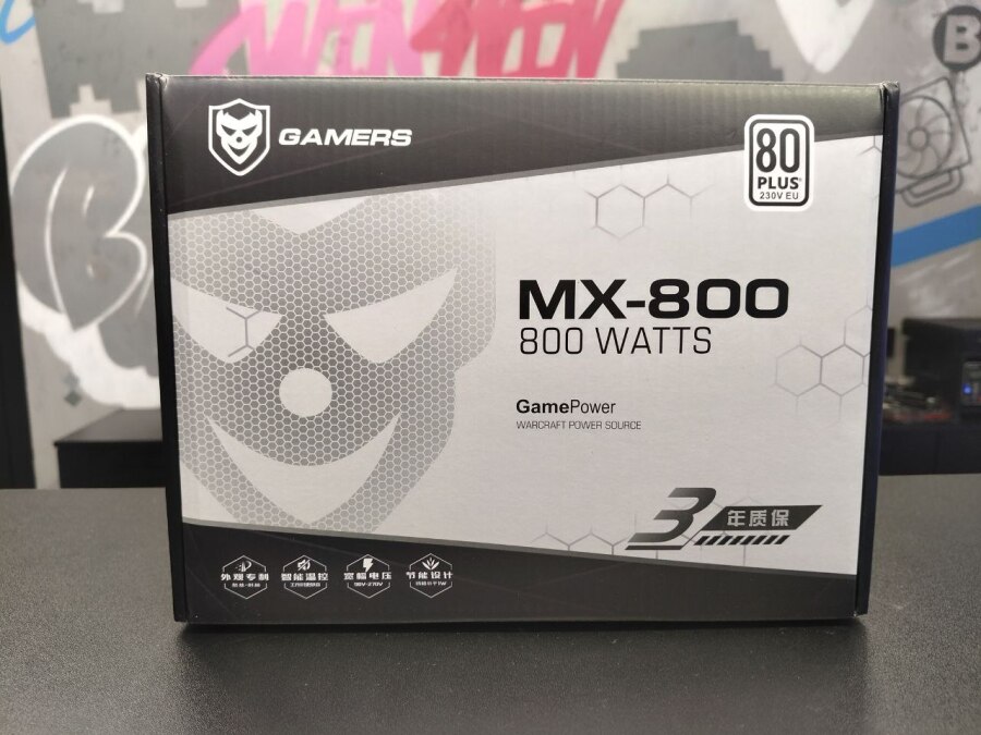 Блок питания 800w mx800 80+ 6+2pin x2 новый