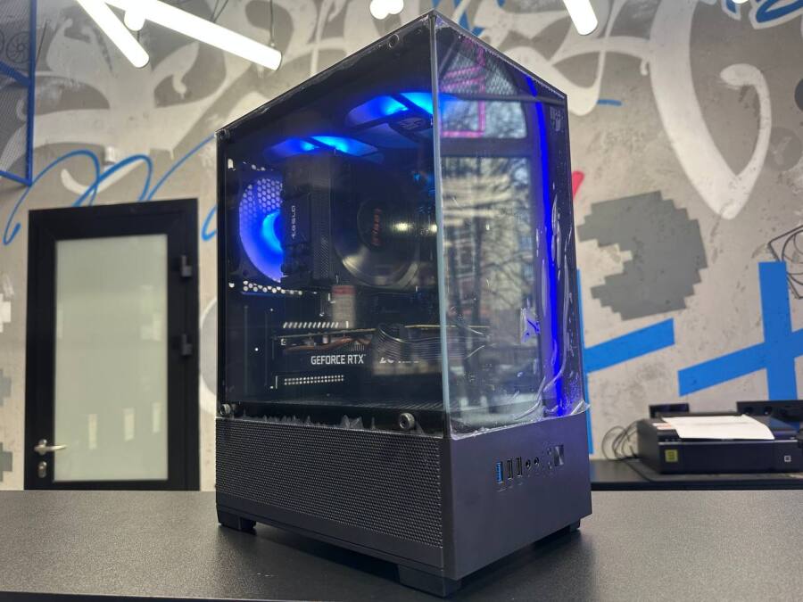 Игровой ПК Ryzen 5 8400F, RTX 2060s, 32Gb DDR5, 1Tb
