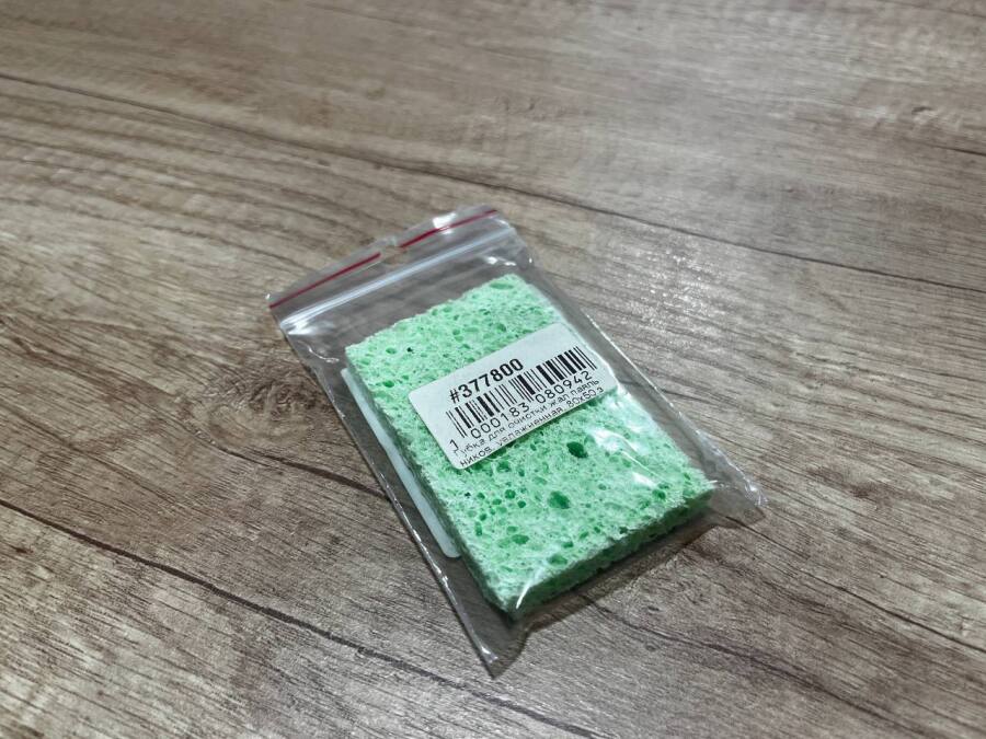 губка для очистки паяльников