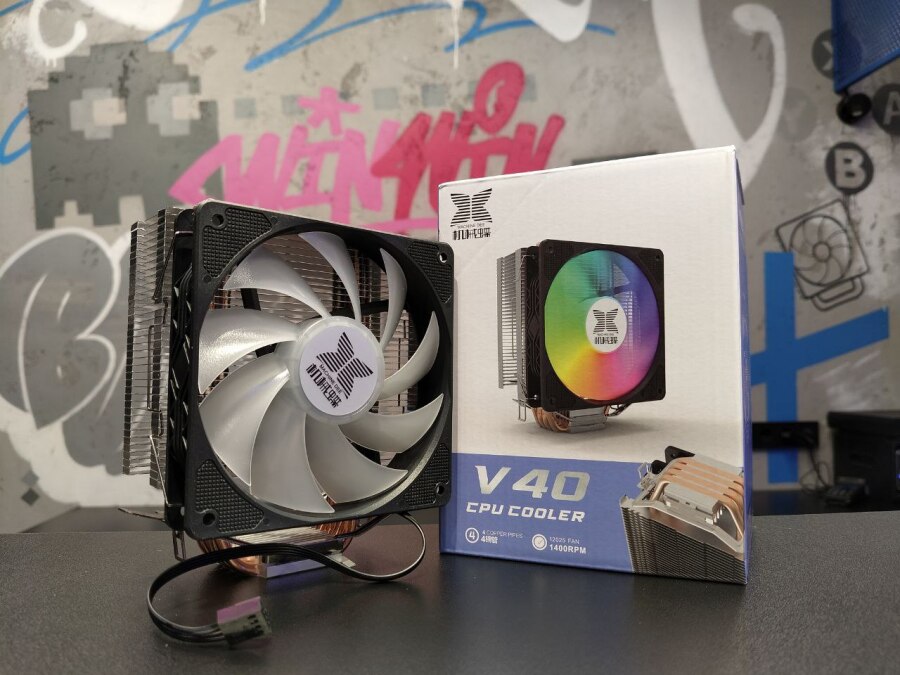 Новый башенный кулер V40 150вт RGB