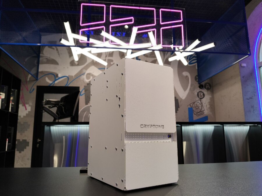 Новый игровой корпус Cryptone GNU mATX белый