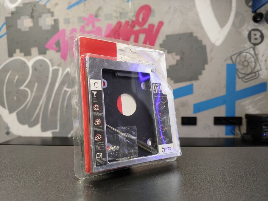 Салазки 2.5" 9,5мм на отсек привода ноутбука, новые