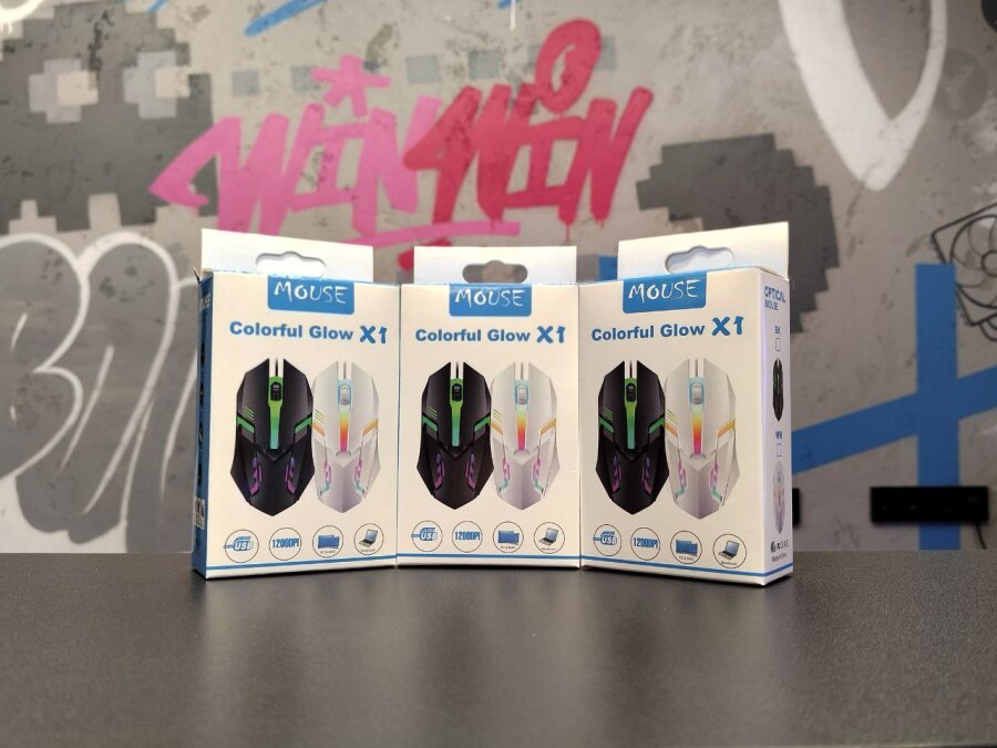 Новая игровая мышка Colorful Glow x1 black