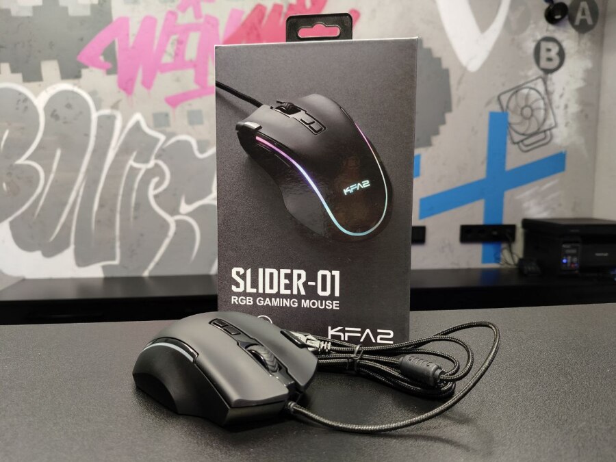 Новая игровая мышка KFA2 slider-01 7200dpi