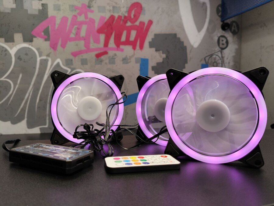 Контроллер для ARGB вентиляторов с пультом