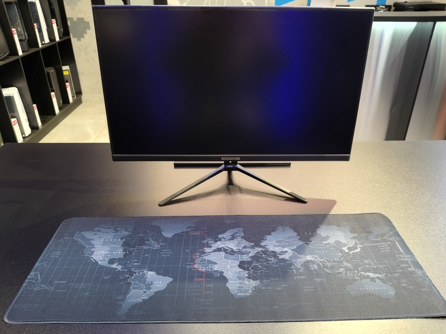 Коврик для мыши "карта мира" 80х30 2мм