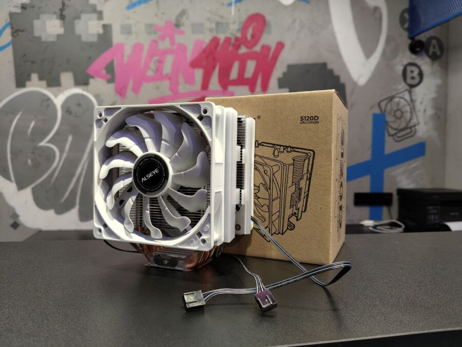 Новый башенный кулер Alseye S120D white tdp160