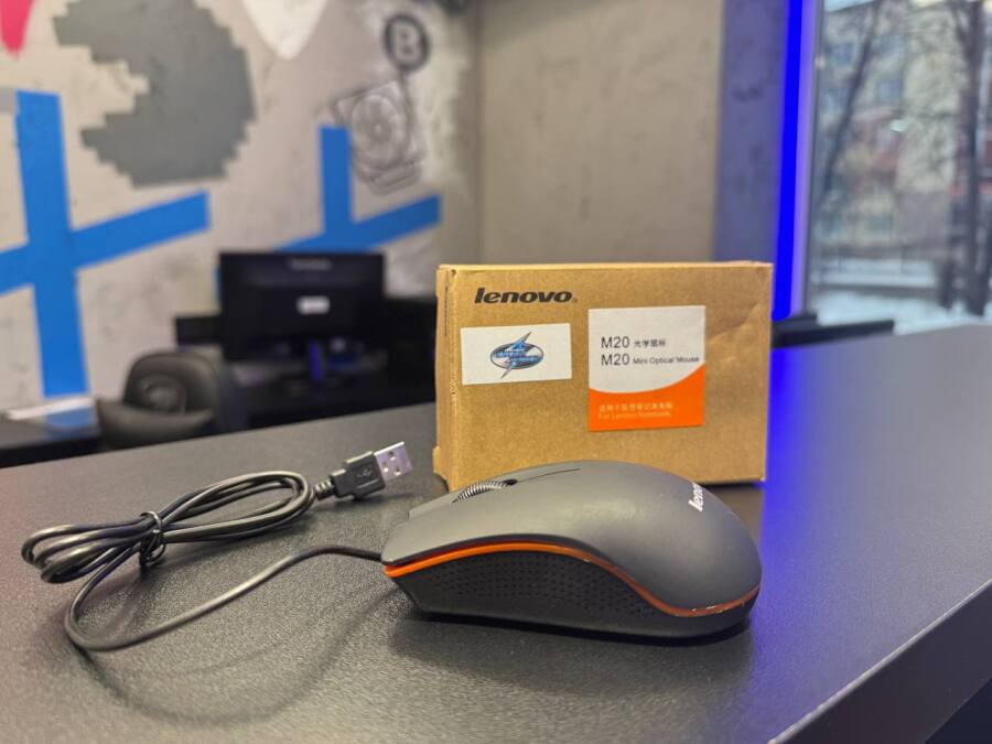Мышь проводная LENOVO M20