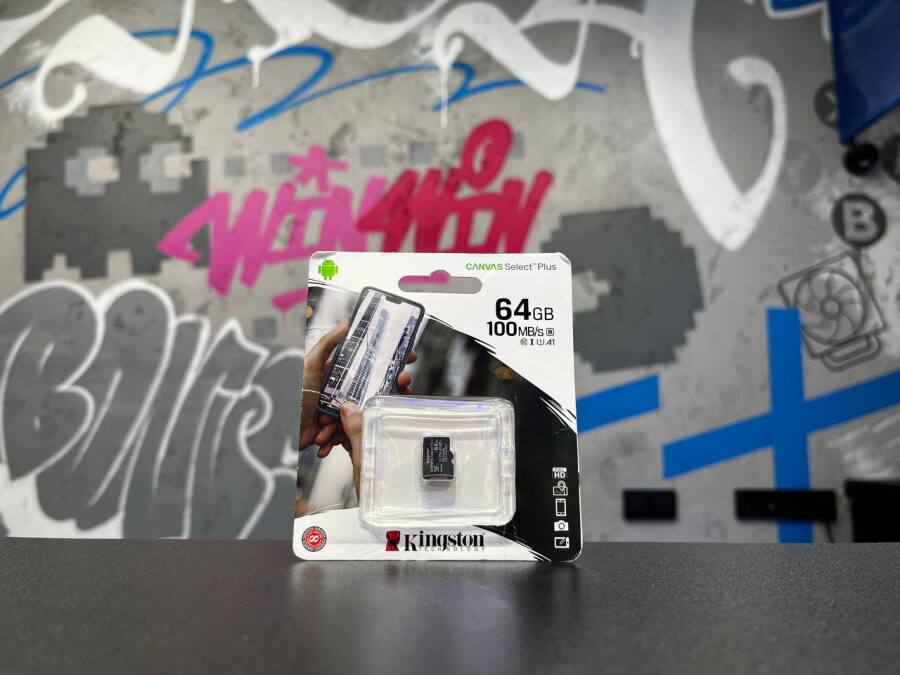 Карта памяти Kingston Canvas microsdxc 64gb