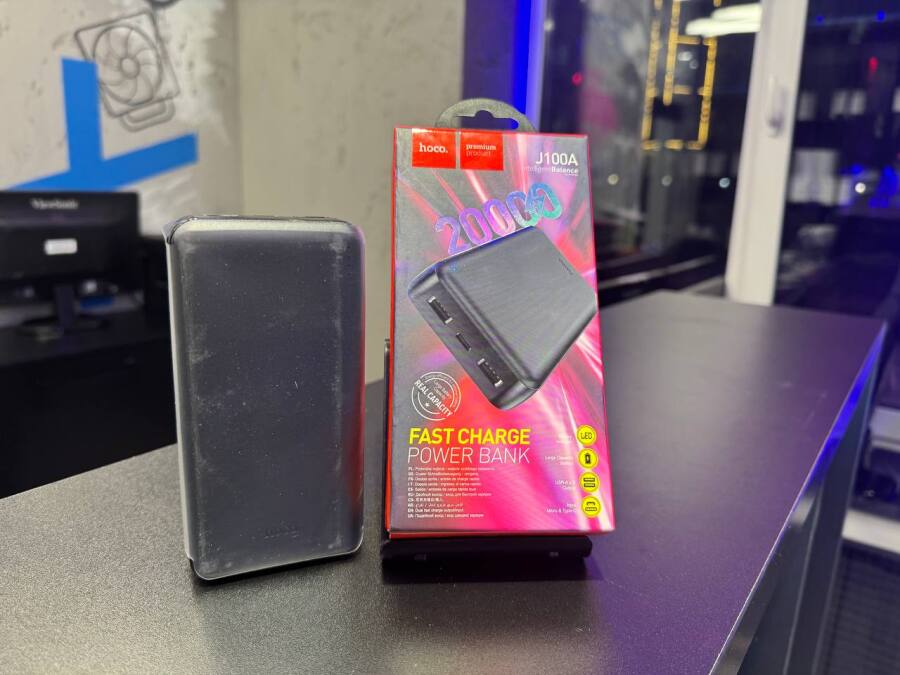 POWER-BANK HOCO J100A 20000mAh 2 USB, USB-C