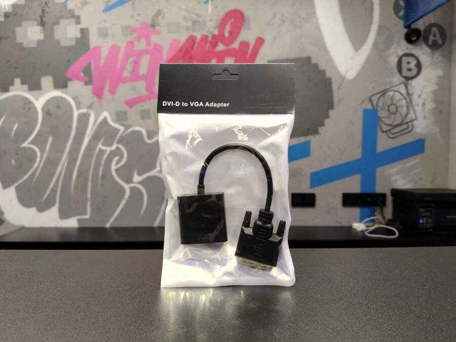 Переходник/адаптер DVI-VGA, новый