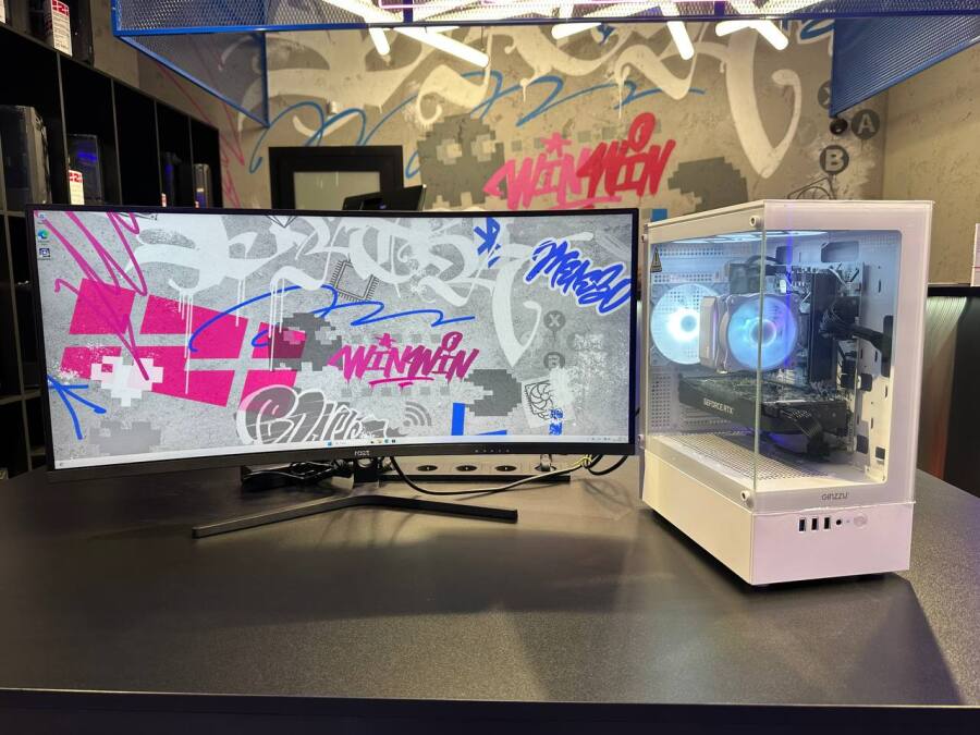 Игровой ПК Ryzen 5 5500, 2060s, 16Gb, SSD 1Tb