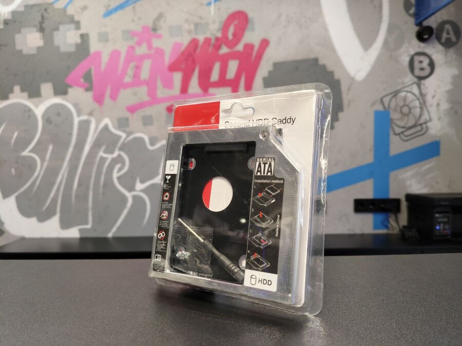 Салазки 2.5" 12,7мм на отсек привода ноутбука, новые