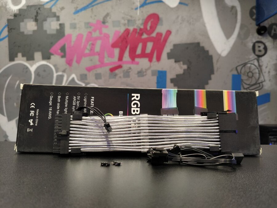 Кабель для моддинга Loving Cool 24 pin argb black