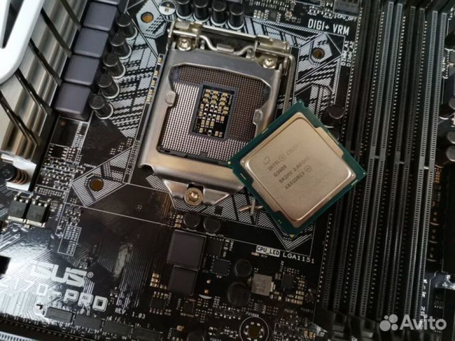 Процессор Intel Celeron G3900, 1151, 2.8GHz, 2/2