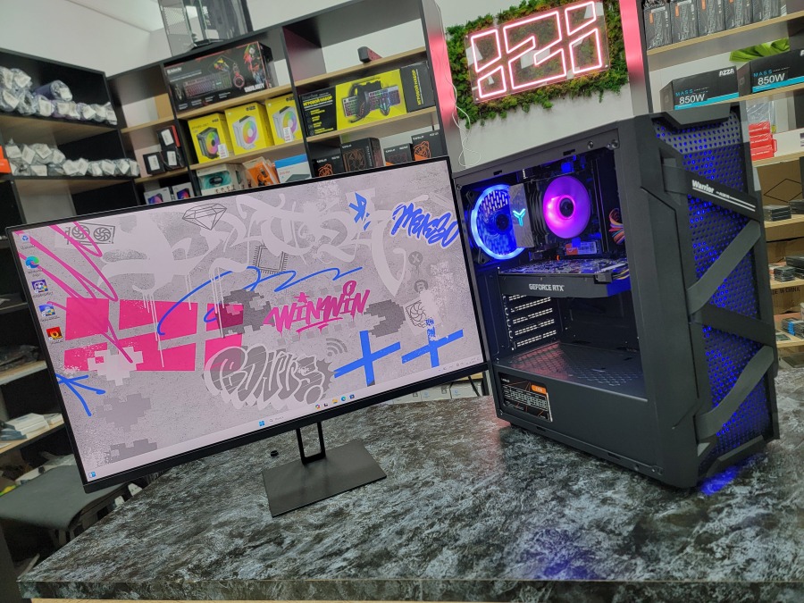 Игровой ПК Ryzen 5 5500, 2060s, 16Gb, m.2 512Gb