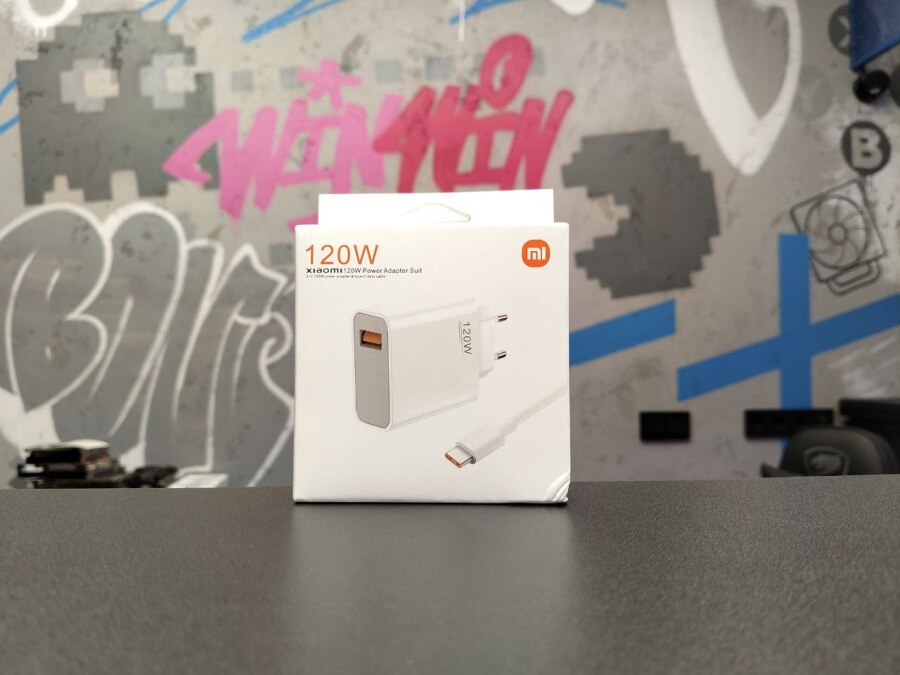 СЗУ Mi с USB-портом + кабель TYPE C 120W