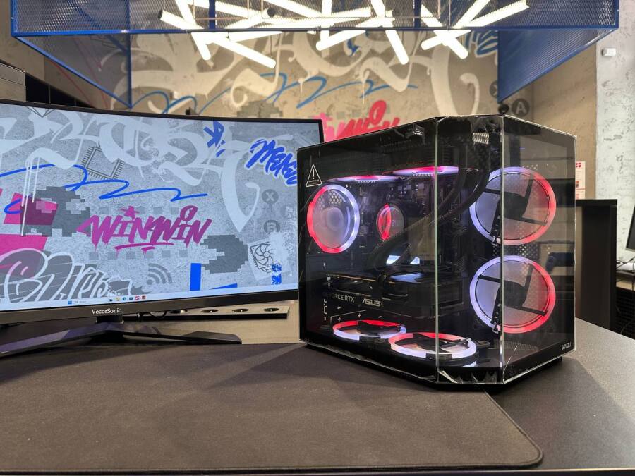 Игровой ПК Ryzen 5 7500F, RTX 5060, DDR5 32Gb, 1Tb m.2