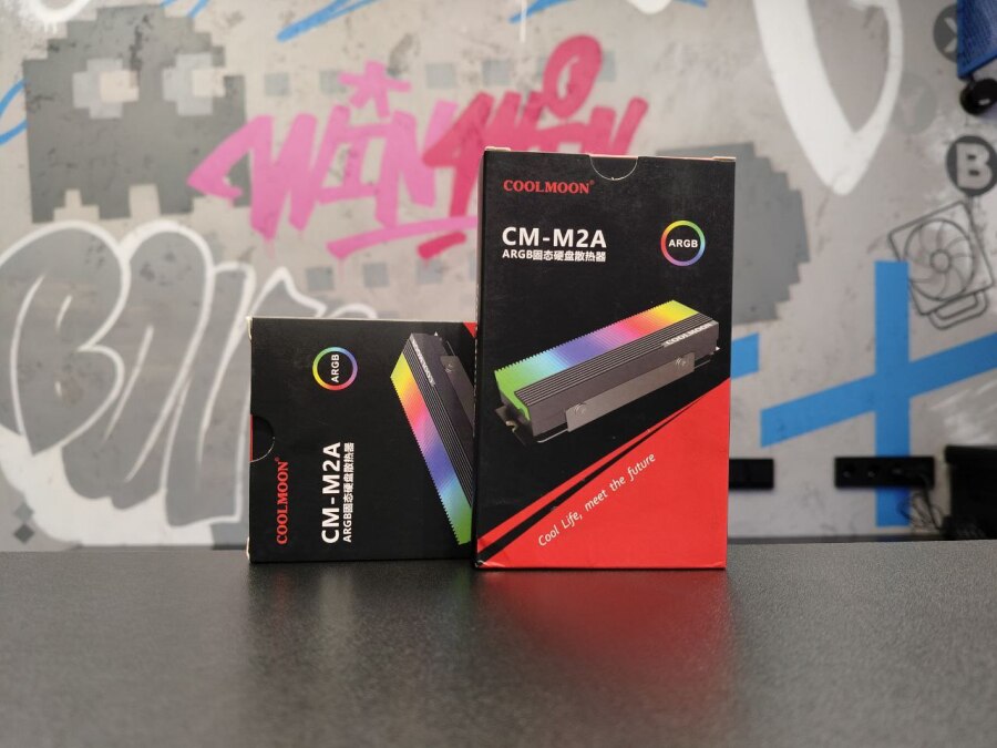Радиатор для SSD M.2 Coolmoon CM-M2A argb