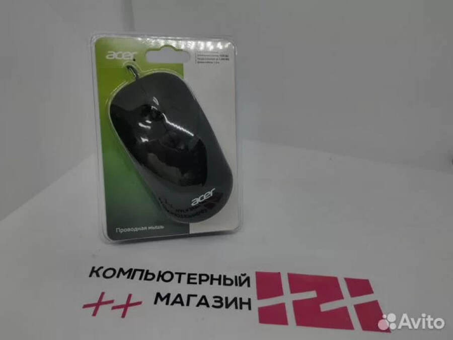 Новая мышка проводная Acer OMW122 SoftTouch