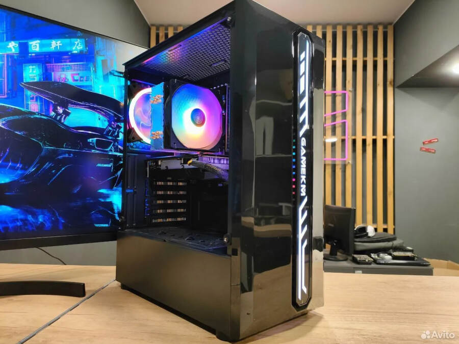 Игровой ПК Xeon 2670v3/rx580 8gb/16-64gb/nvme