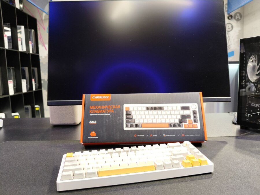 Игровая механическая клавиатура (мини) ZA68, RGB