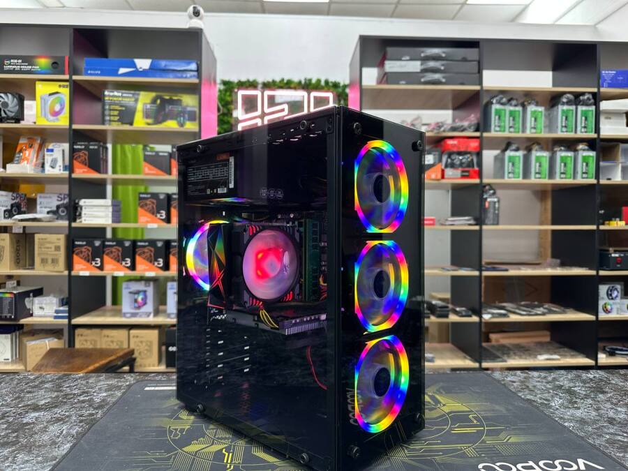 Игровой ПК Ryzen 5 3500X, RX 580 8Gb, 16Gb, SSD 480Gb
